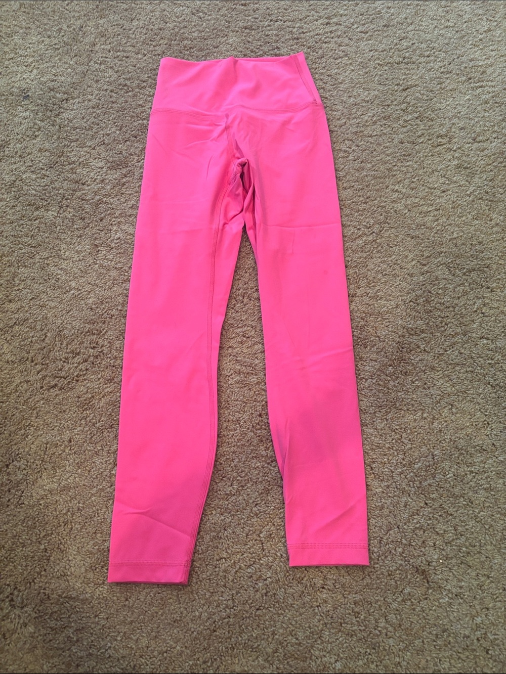 High-Waist Pink Active Leggings